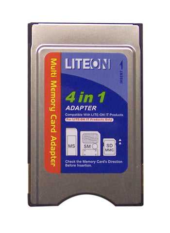 PCMCIA Multi-memory card adaptor for Lite-on LVR-1001