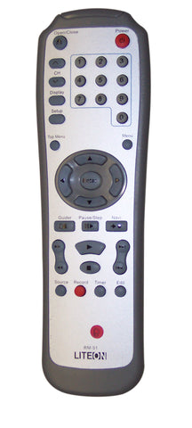 Liteon LVW-5001, 5005, 5005XS, 5006, 5104, Remote Control, model RM-51