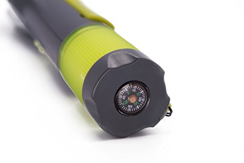 CyberTech All-in-1 Emergency Flashlight,LED Flashlight, SOS Strobe, Windshield Hammer, Window Breaker, Seatbelt Cutter,Waterproof,Compass,Rechargeable Hand Crank Flashlight and USB Cell Phone Charger