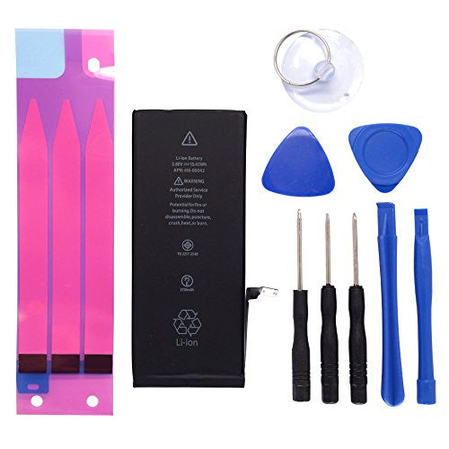 iPhone Replacement Battery and Repair Kit, Change / Fix Your Battery in 15 Minutes, Package Includes Battery, Tool, and Battery Tapes