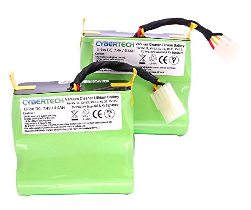 CyberTech Robotic Vacuum Cleaner 4400mAh Lithium Replacement Battery with 3 HEPA Filter for Neato VX, XV-11, XV-12, XV-14, XV-15, XV-21, XV-25 and Signature XV Pro