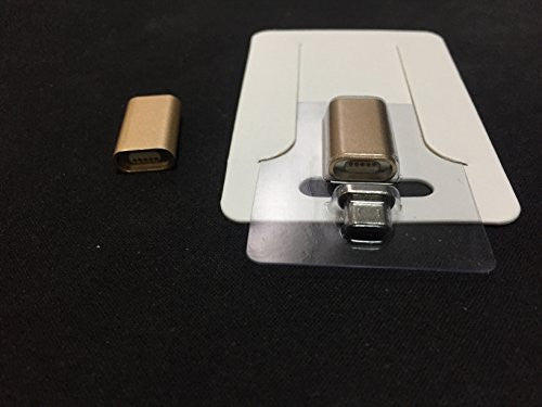 CyberTech Premium Magnetic Micro USB Charging Connector LED Status Display for Android Tablets, Samsung, HTC, LG, Motorola, Sony, Smartphones (Tip Sliver)