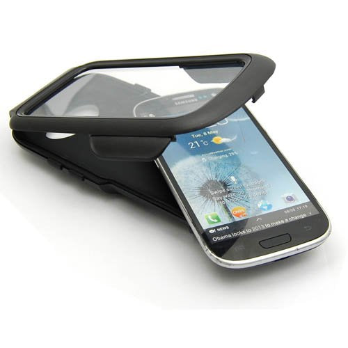 Heavy Duty Weather Proof Sport Bike Mount Holder Hard Shell Case for Samsung GALAXY S3 / S III (i9300, i515, i747, L710)