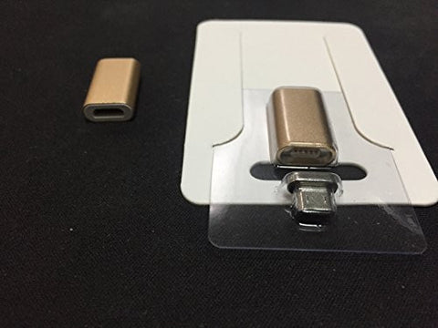 CyberTech Premium Magnetic Micro USB Charging Connector LED Status Display for Android Tablets, Samsung, HTC, LG, Motorola, Sony, Smartphones (Tip Sliver)