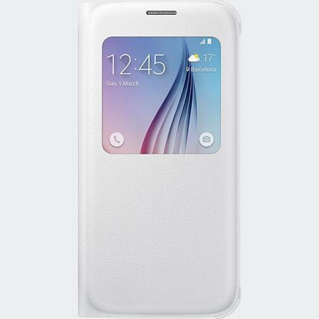 LUXURY FLIP LEATHER Case Protective Cover for SAMSUNG GALAXY S6 by CyberTech - Five Colors to Choose from (Black)