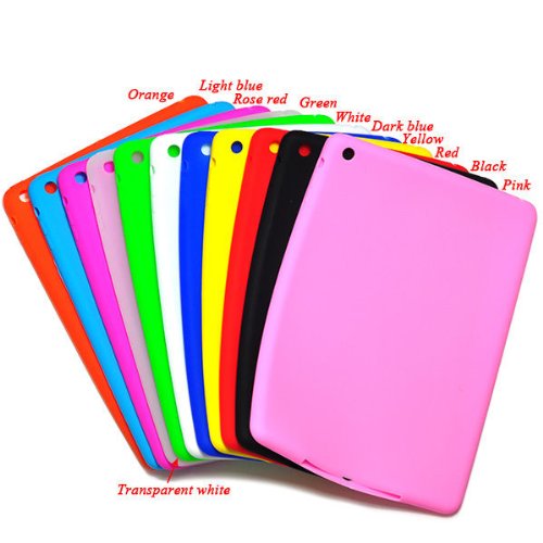 CyberTech Premium Soft Silicon Case for New iPad Air 5th Gen (Orange)