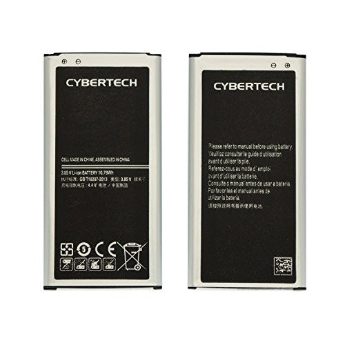 Galaxy S5 Battery Combo, 2X High Capacity Replacement Battery with Wall Charger for Samsung i9600