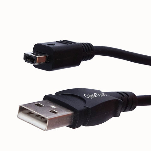 Fuji Fujifilm USB Cable Cord for Finepix A205s, A205 s, A210, A310, A330, A340, A405, A607, A699, E500, E510, E550, F401, F402, F410, F420, F440, F450, F455, F610, F700, F710, F810, M603, Q1, V10, Z1, Z2, Z3, Z5 fd, Z5FD Digital Camera -- by CyberTech®