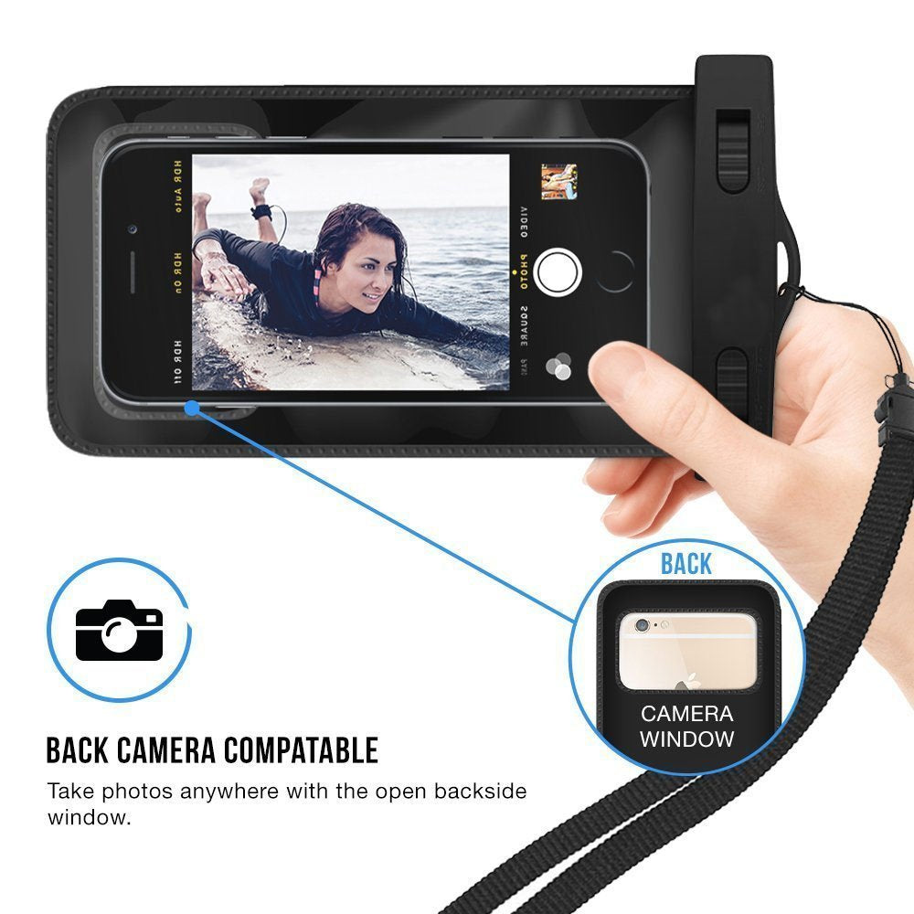CyberTech 20 ft Waterproof Pouch for Samsung S2/ S3, Apple iPhone, and any other device with a 6.5" screen or smaller