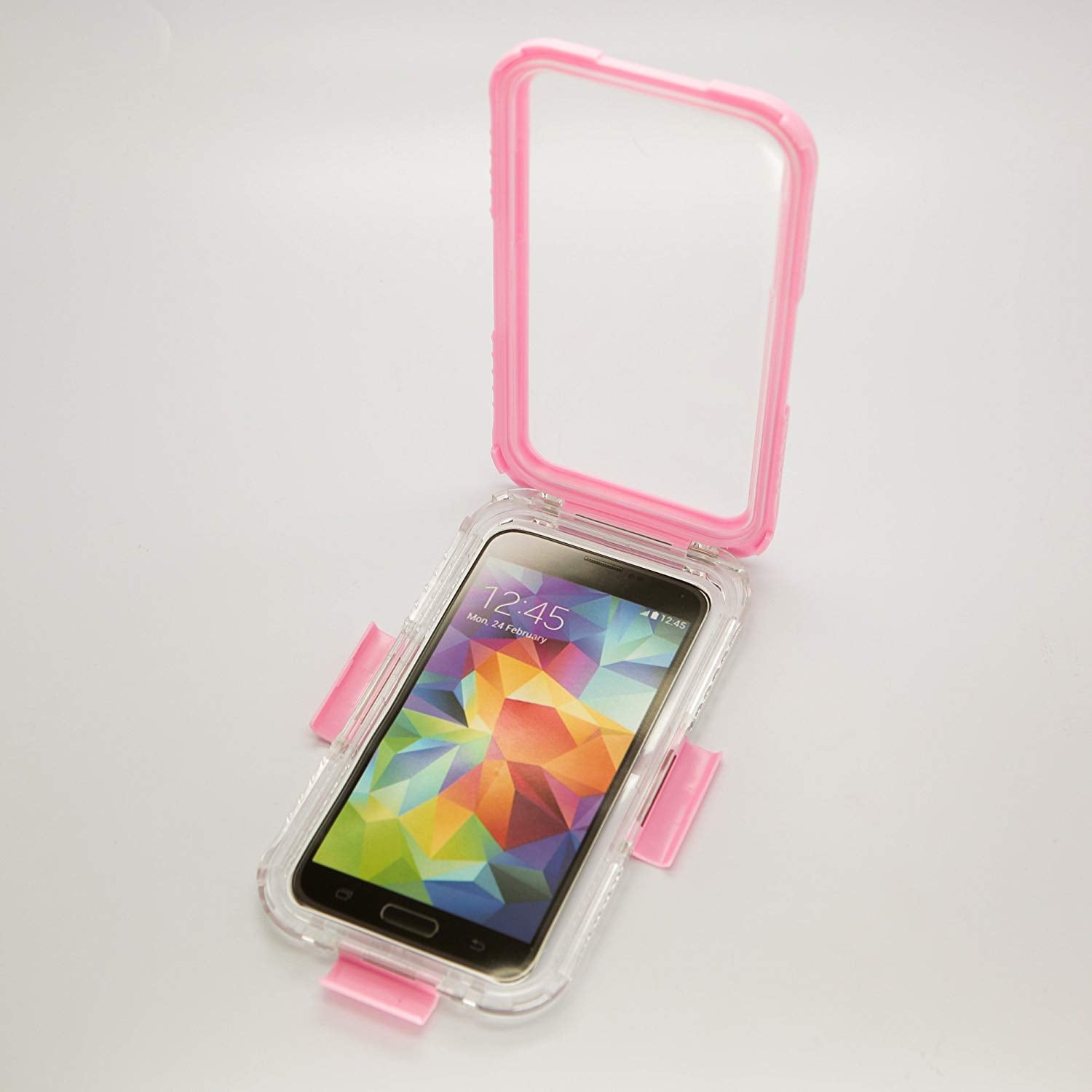 CyberTech Waterproof Shockproof Dirt Snow Proof Case Cover for Samsung Galaxy S5 S VI I9600 (Pink)