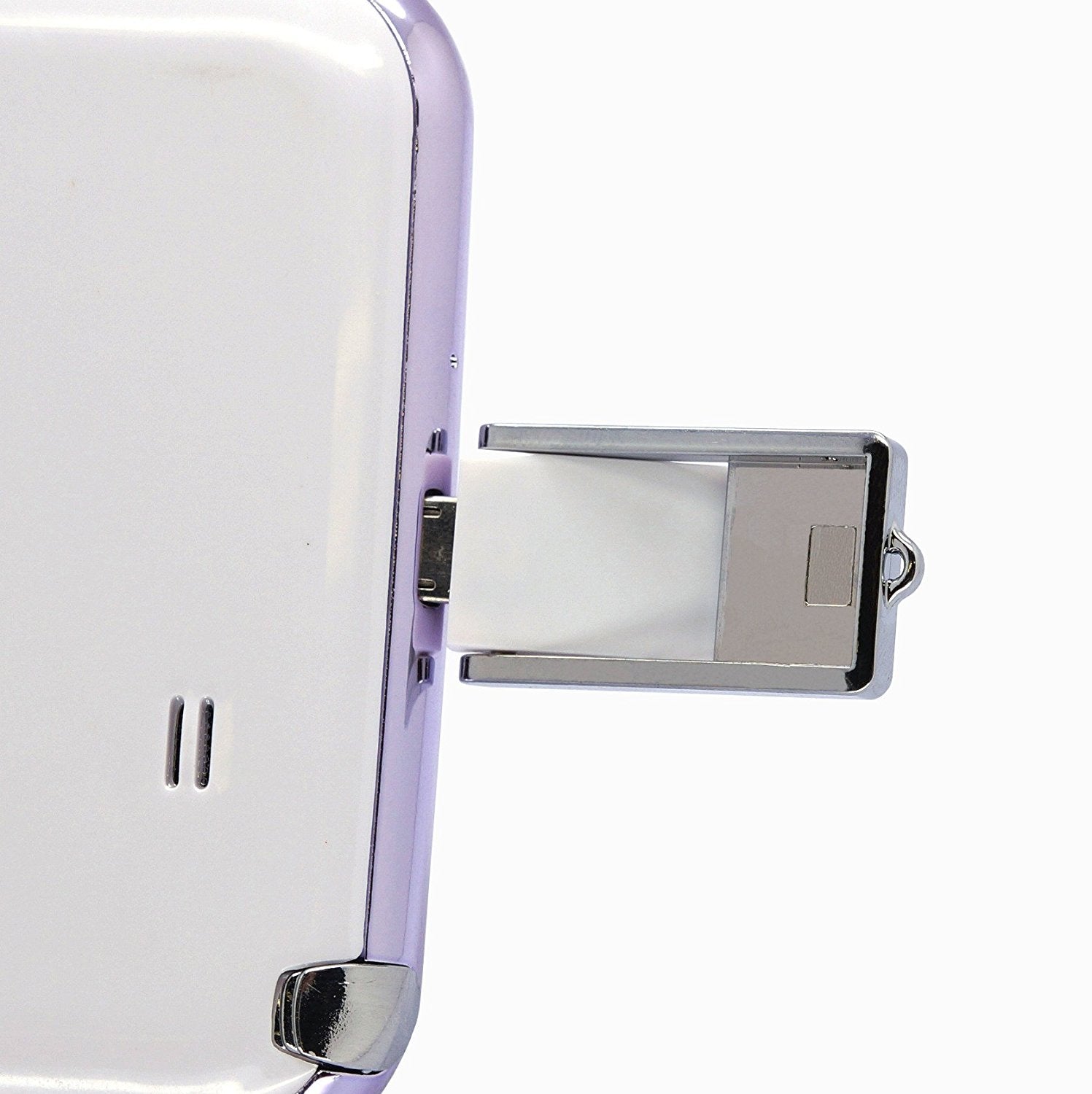 CyberTech OTG USB Flash Drive External Storage for Samsung S3, S4, Note 2, 3 (Silver)