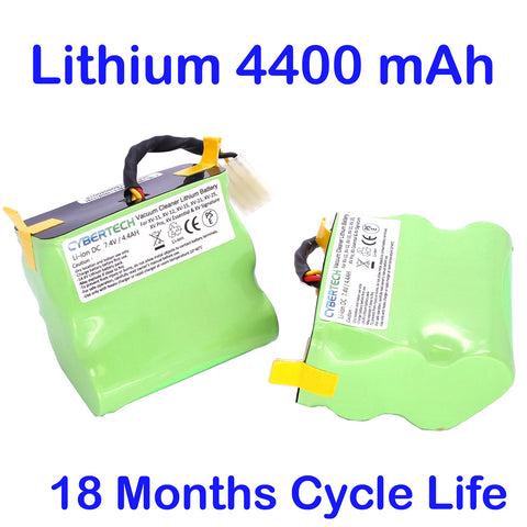 CyberTech 2-Pack 4400mAh  Replacement Lithium Li-Ion Battery for Neato XV Series Vacuum