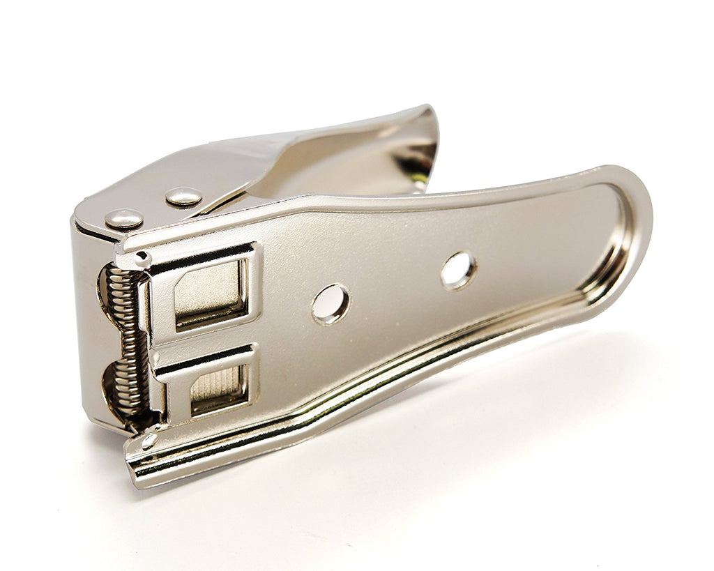 CyberTech By Noosy [2nd Generation] Micro SIM Cutter (Color: Black or Silver), with 2 SIM adapters