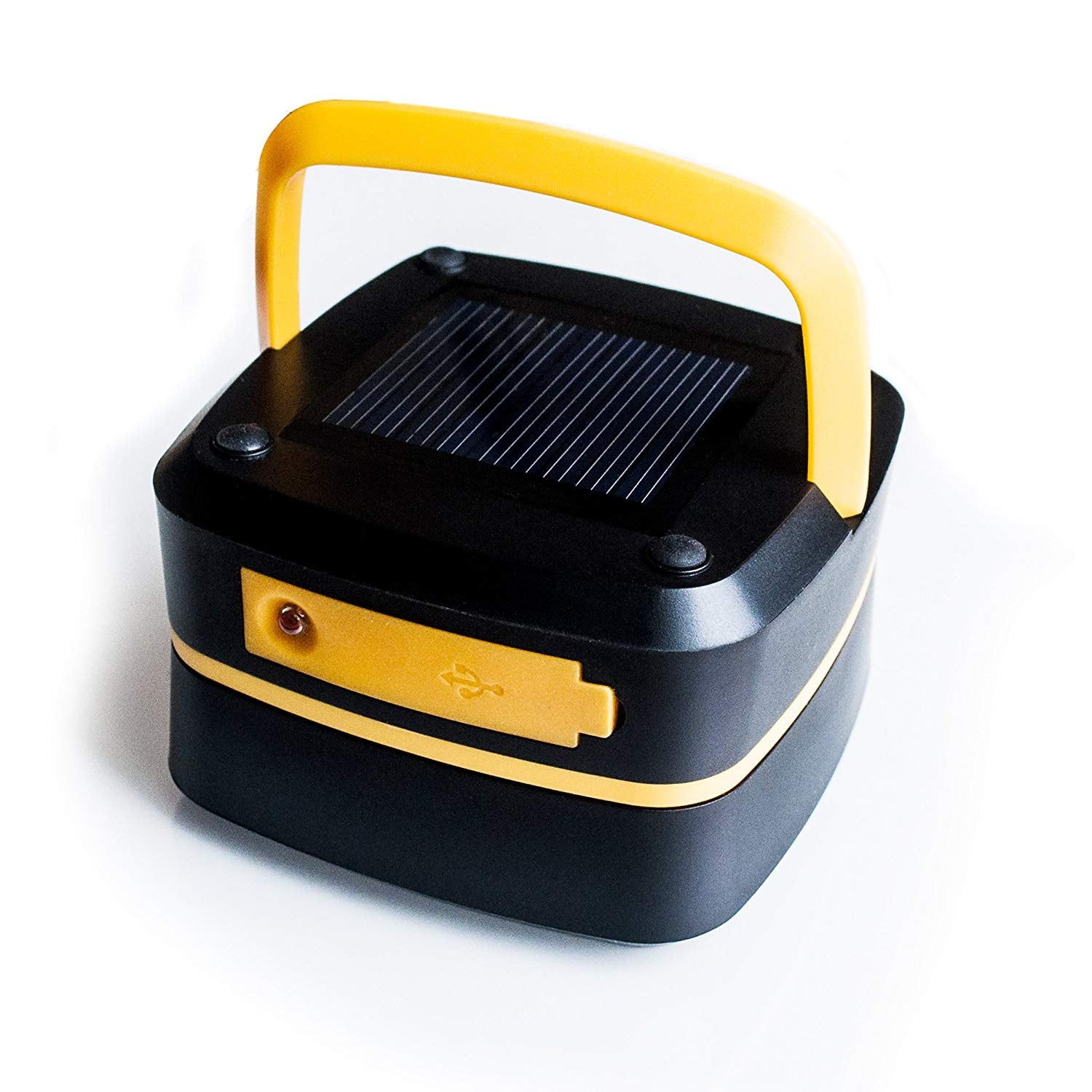 Compact Solar Charging LED Camping Lantern Flashlight For Travel, Camping Fishing - Sun Powered and USB Rechargeable, Portable Mini Collapsible Telescopic Lantern Design with Mobile Phone Charger
