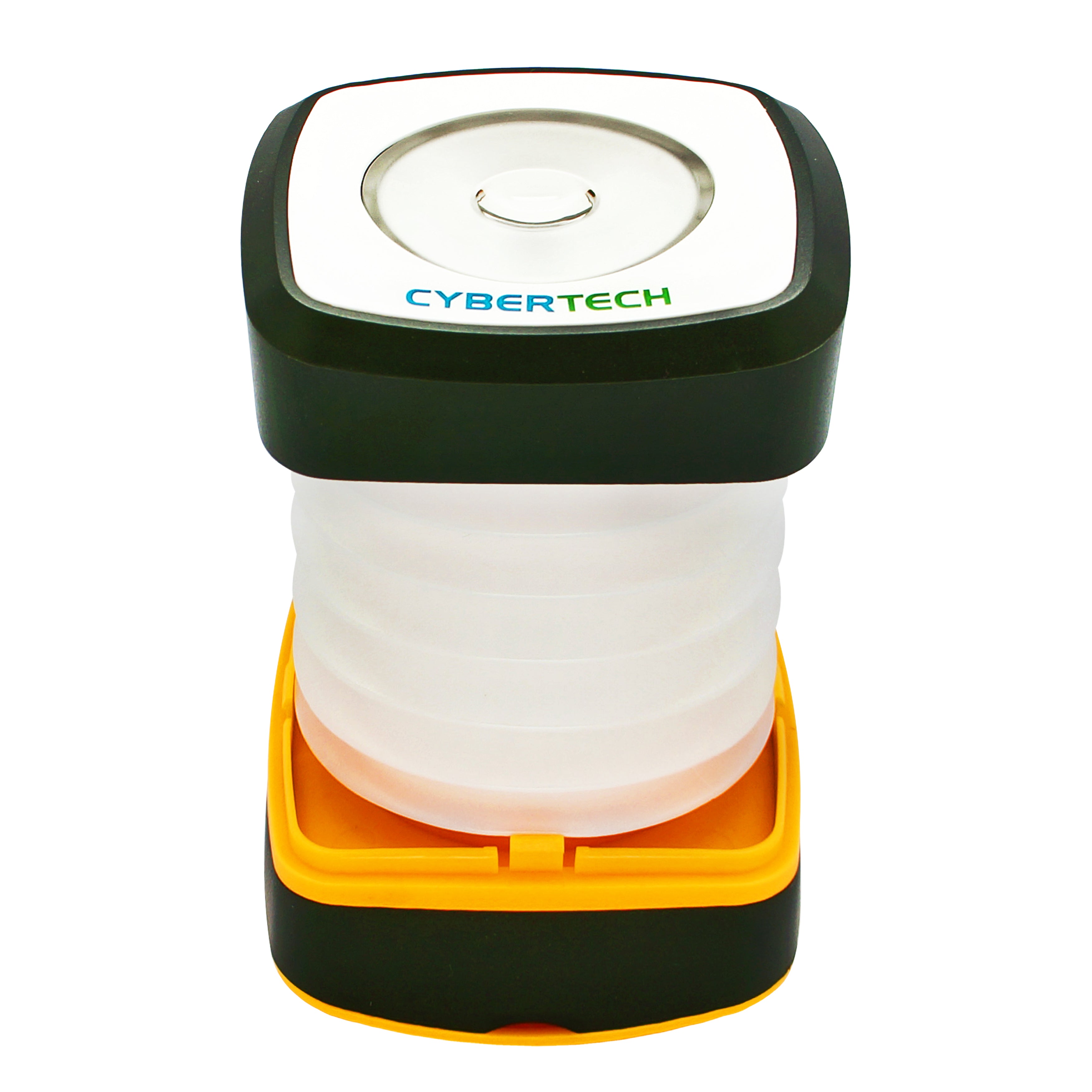 Compact Solar Charging LED Camping Lantern Flashlight For Travel, Camping Fishing - Sun Powered and USB Rechargeable, Portable Mini Collapsible Telescopic Lantern Design with Mobile Phone Charger