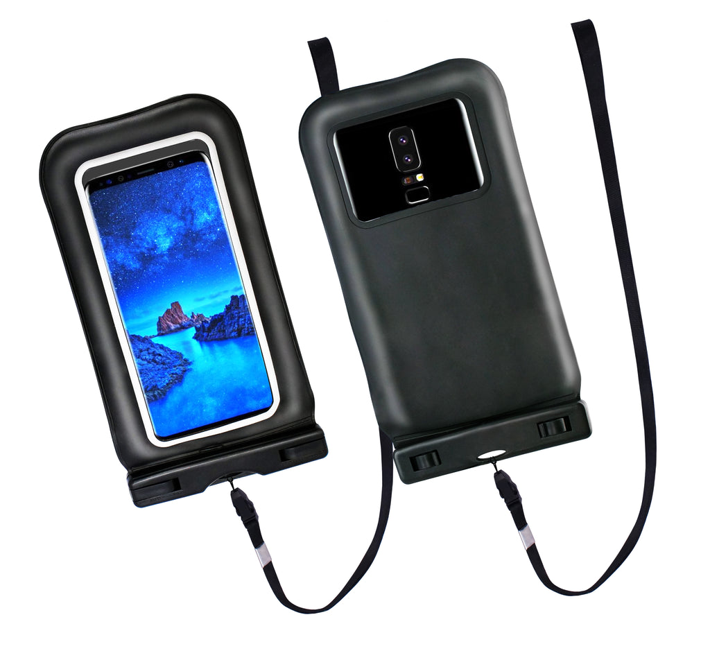 CyberTech 20 ft Waterproof Pouch for Samsung S2/ S3, Apple iPhone, and any other device with a 6.5" screen or smaller