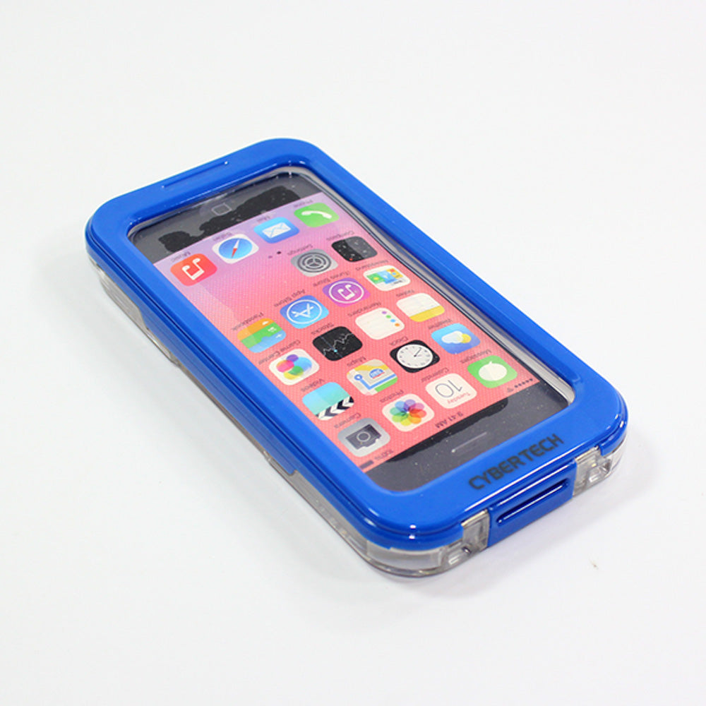 CyberTech 25ft Waterproof Shockproof Silicon Touch Case for iPhone 5/ 5C/ 5S (Black, Blue, Pink)