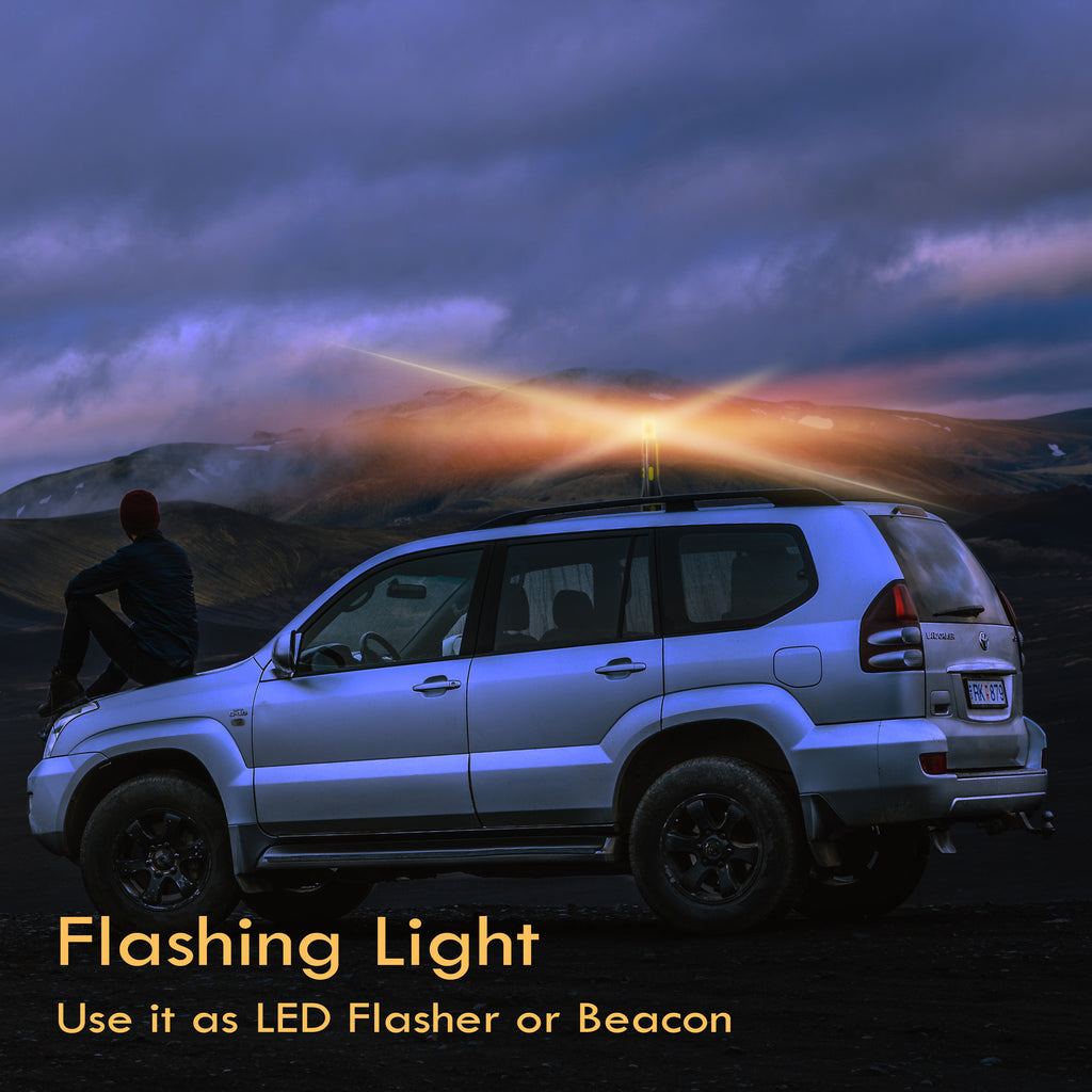 CyberTech All-in-1 Emergency Flashlight,LED Flashlight, SOS Strobe, Windshield Hammer, Window Breaker, Seatbelt Cutter,Waterproof,Compass,Rechargeable Hand Crank Flashlight and USB Cell Phone Charger