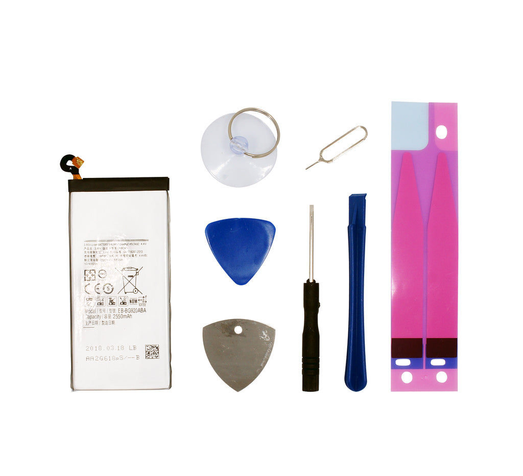 Samsung Galaxy S6 Battery Repair kit, Capacity 2550mAh