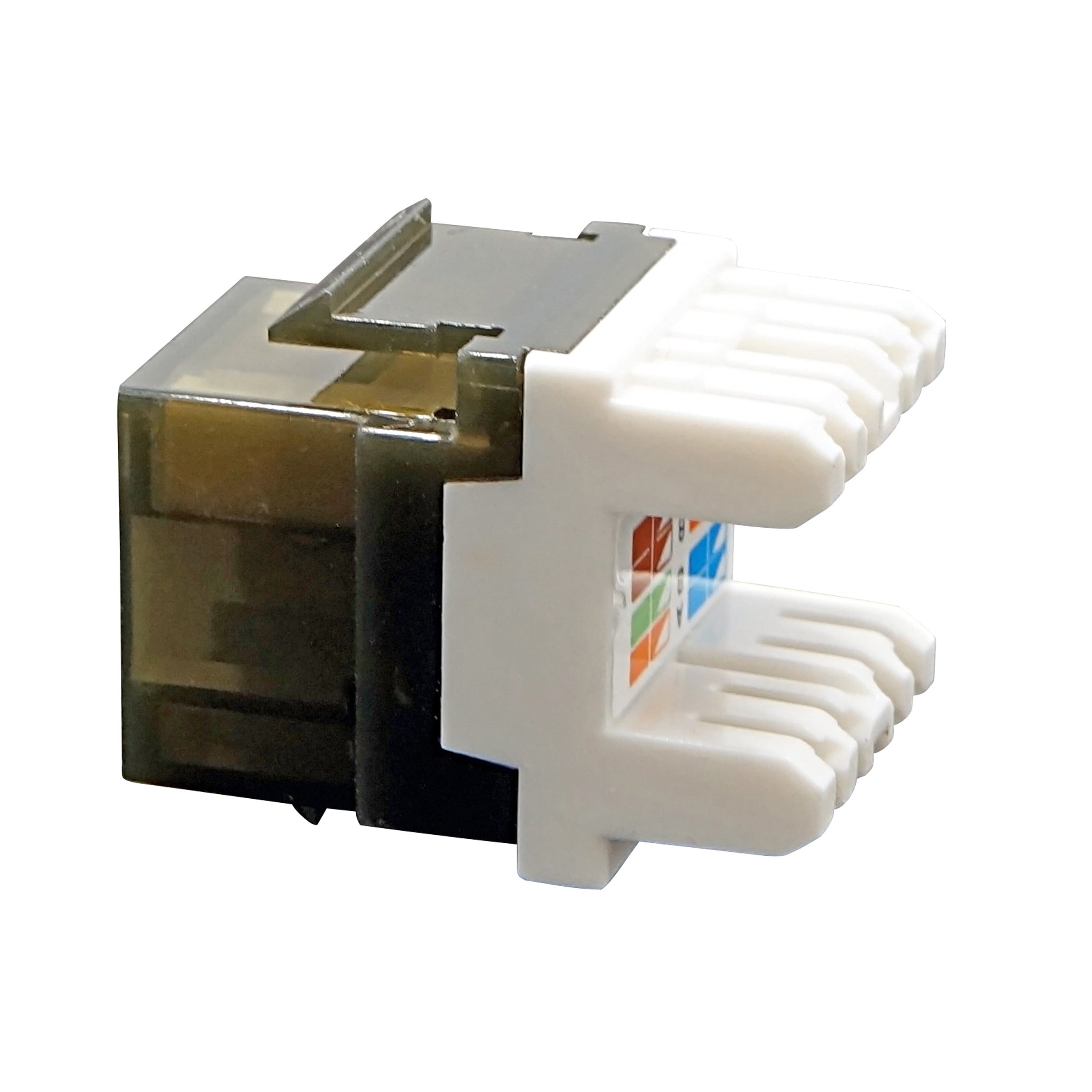 UTP Cat.6A/Cat.6/Cat.5e Gold Plated Keystone Modular Jack with LED