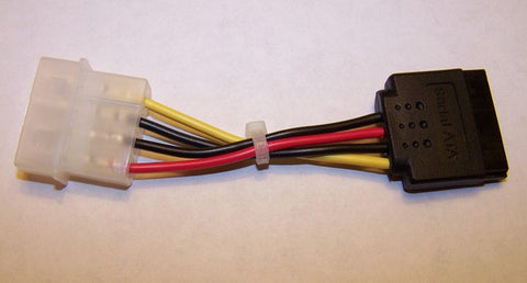 4-Position male Connector to One Serial ATA 15-Position Power Connector
