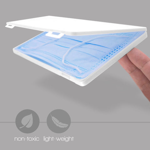 Portable Disposable Face Masks Container Dustproof Storage Box Easy Carry Case
